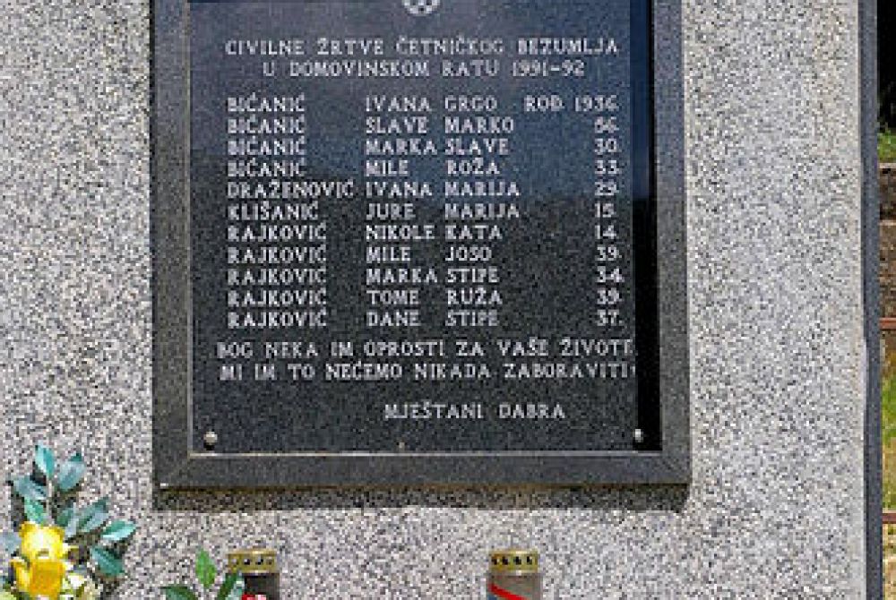 21. studenoga 1991. - Pokolj u Dabru - TUŽNO SJEĆANJE