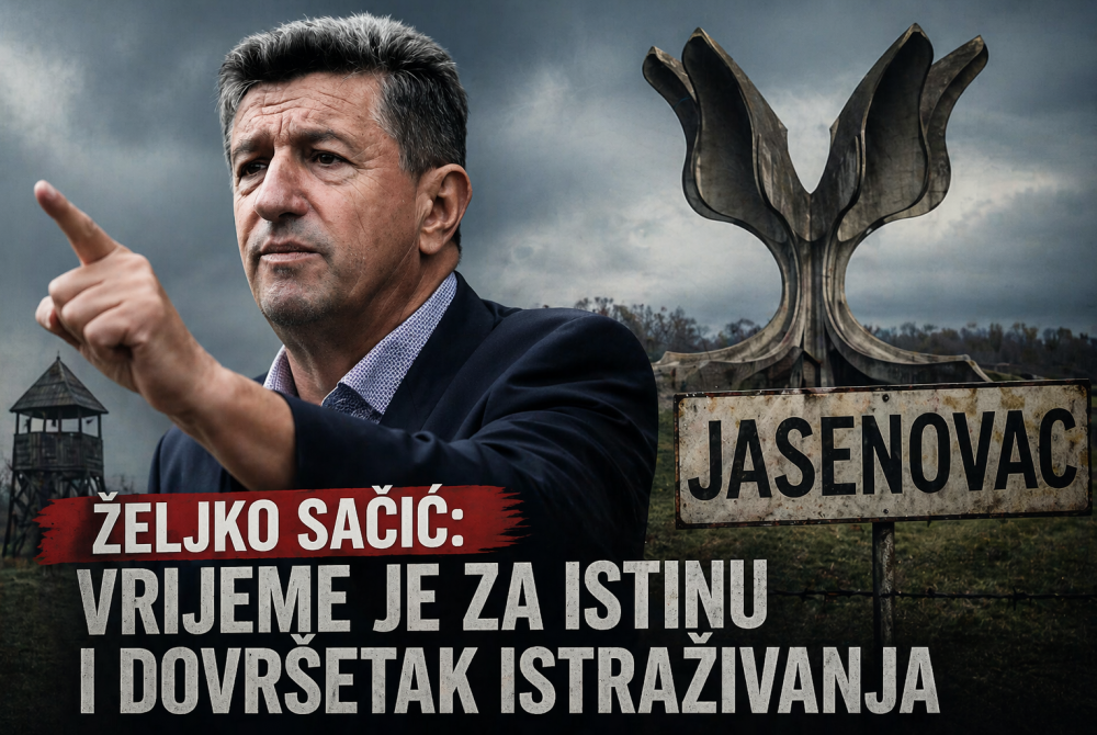 Sačić: „Hrvate se želi prikazati genocidnim narodom“ – poziv na istinu o Jasenovcu