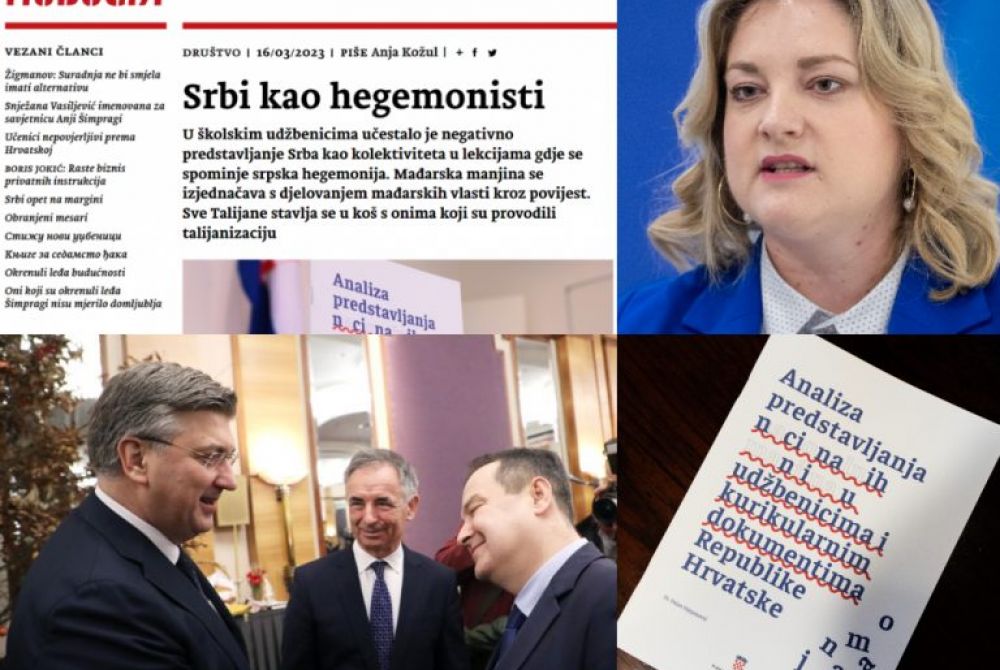 Pupovčeve Novosti žale se na sliku Srba u hrvatskim udžbenicima: Srbi predstavljeni kao ‘hegemonisti’