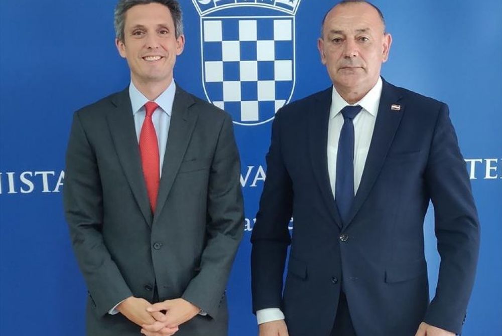 Sastanak ministra hrvatskih branitelja Tome Medveda s predstavnicima Veleposlanstva SAD-a