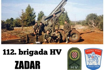 28. lipnja 1991. godine osnovana je 112. zadarska brigada ZNG RH