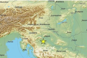 ZATRESLO BANOVINU! Slabiji potres od 2,1 na području 35 kilometara južno od Zagreba