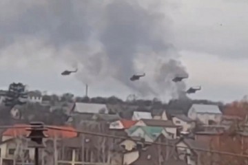 VIDEO Pogledajte helikopterski napad kod Kijeva