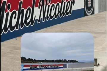 Napetosti u Supetru zbog murala na mulu: Uklonjen HOS-ov amblem, intervenirala policija