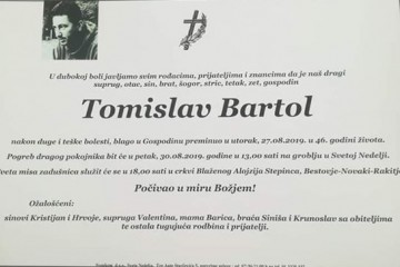Posljednji pozdrav ratniku - Tomislav Bartol