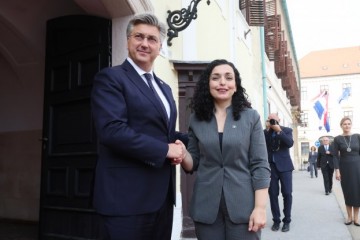 Plenković i Osmani u Banskim dvorima razgovarali o napadu na Kosovo