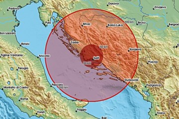 Umjeren potres u Dalmaciji