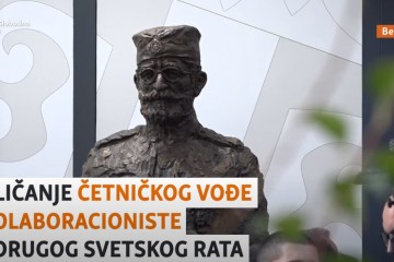 Sramota. Vođa četničkog pokreta  dobio spomenik u Beogradu, a Pupovac šuti!