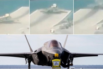 Procurila snimka blamaže: Pogledajte kako je 100 milijuna $ vrijedan borbeni avion F-35 završio u moru