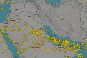 Evo kako trenutno izgleda nebo iznad Irana