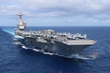 USS GERALD R. FORD Najveći američki nosač zrakoplova stigao u Split