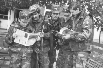 U jeku granata rodio se „Gardist“ – prvi vojni list samostalne Hrvatske
