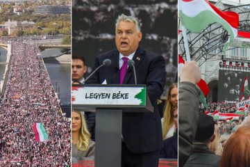 MAĐARI NA ULICAMA Deseci tisuća ljudi na ulicama Budimpešte, gradom se orilo ‘Viktor, Viktor‘, Orbán vikao: ‘Žele naše duše, šalju nas u smrt, pobunite se!‘