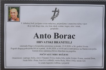 Posljednji pozdrav ratniku - Anto Borac