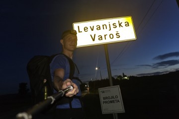 Ivan Džepina jutros zapoćeo 3. etapu na svojoj "Olujnoj" hodnjiod Vukovara do Knina