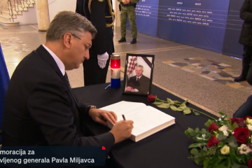 Održana komemoracija za Pavla Miljavca: Prisustvovao vojni i državni vrh