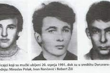 20. srpnja 1991. – Ubojstvo trojice policajaca u Daruvaru - MIROSLAV POLAK, ROBERT ŽILI I IVAN RONČEVIĆ - tužno sjećanje