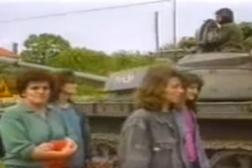 7. svibnja 1991. Polog – Hrvati iz Hercegovine goloruki zaustavili kolonu tenkova JNA