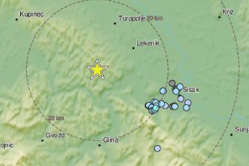 NOVI POTRES U HRVATSKOJ! Osjetili su ga Petrinjci, a i Zagreb se zaljuljao: ‘Bum, tras’
