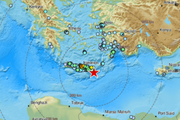 Potres od 5.2 u moru kod Grčke