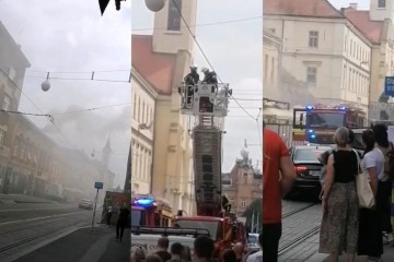 Opet požar u središtu Zagreba: Planulo u Frankopanskoj