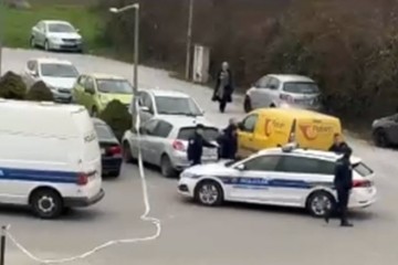 Maskirani razbojnik opljačkao poštu u Gornjem Stupniku, slučajni prolaznik spriječio bijeg