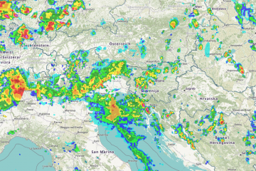 Ovo su oblaci koji stižu sa zapada, DHMZ objavio upozorenje. I idućih nekoliko dana kiša