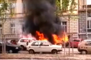 02. i 03. svibnja 1995. godine, srpski su teroristi napali civilne ciljeve u Zagrebu, Karlovcu i Sisku dalekometnim raketama sa zabranjenim kazetnim punjenjima