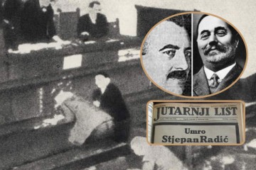 20. lipnja 1928. srpski ekstremist Račić izvršio atentat na Stjepana i Pavla Radića i Đuru Basaričeka