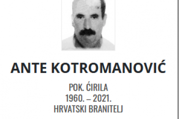 Ante Kotromanović - Hrvatski branitelj 1960. - 2021.