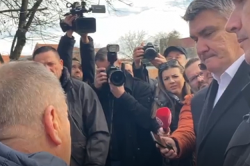 Zoranu Milanoviću prišao petrinjski branitelj: Raspravljali kaže li se Banija ili Banovina