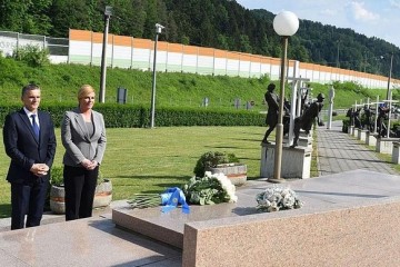 Predsjednica odala počast hrvatskim žrtvama ubijenim nakon 2. Svjetskog rata