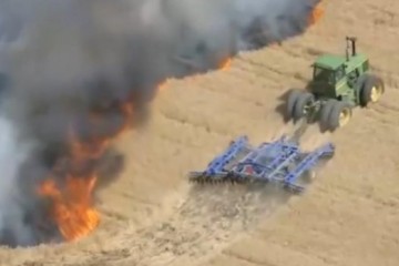 Poljoprivrednik sam spašavao traktorom polje od požara