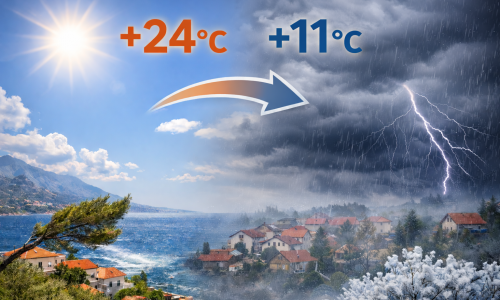 Stabilno i toplo danas, od početka tjedna slijedi promjena vremena i zahlađenje